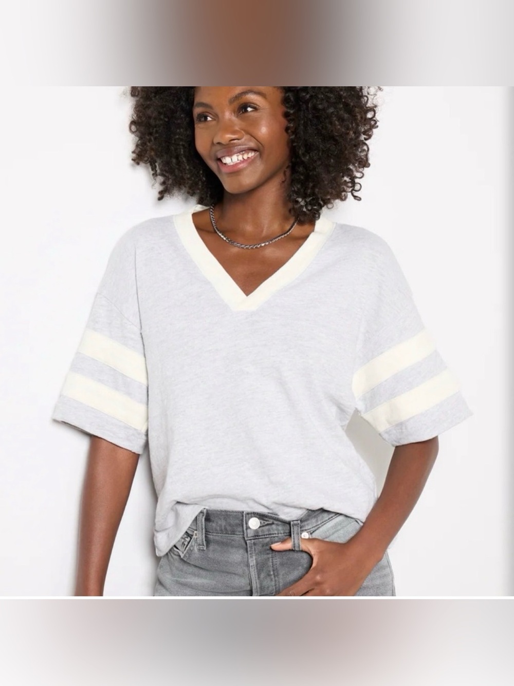 Faherty Sports Jersey Varsity Sunwashed Organic Tee
